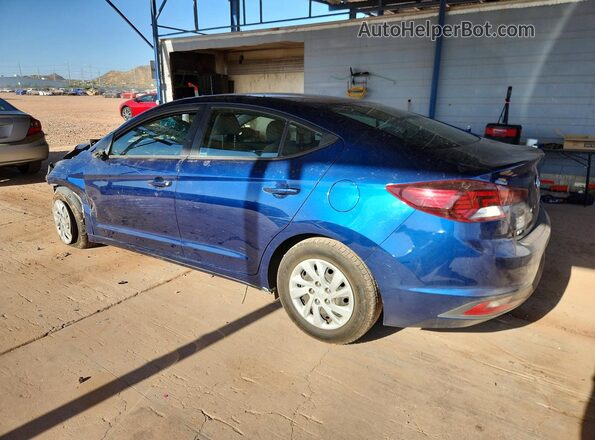 5NPD74LF7LH601692 2020 HYUNDAI ELANTRA Blue Rear left