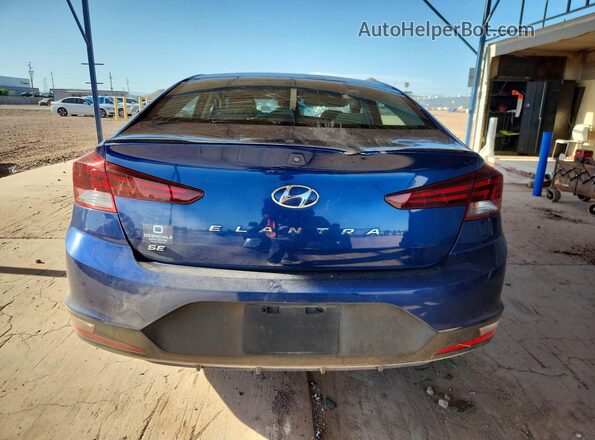 5NPD74LF7LH601692 2020 HYUNDAI ELANTRA Blue Rear view
