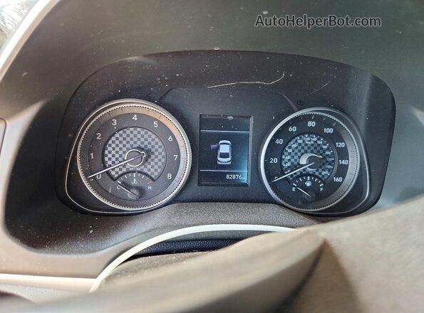 5NPD74LF7LH601692 2020 HYUNDAI ELANTRA Blue Instrument cluster view