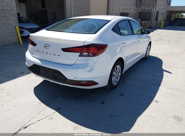 5NPD74LF7LH601711 2020 HYUNDAI ELANTRA Белый Задняя правая четверть