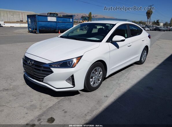 5NPD74LF7LH601711 2020 HYUNDAI ELANTRA Белый Передняя левая четверть
