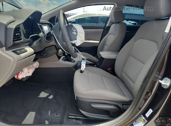 5NPD74LF7LH602017 2020 HYUNDAI ELANTRA Gray Vista interior delantera