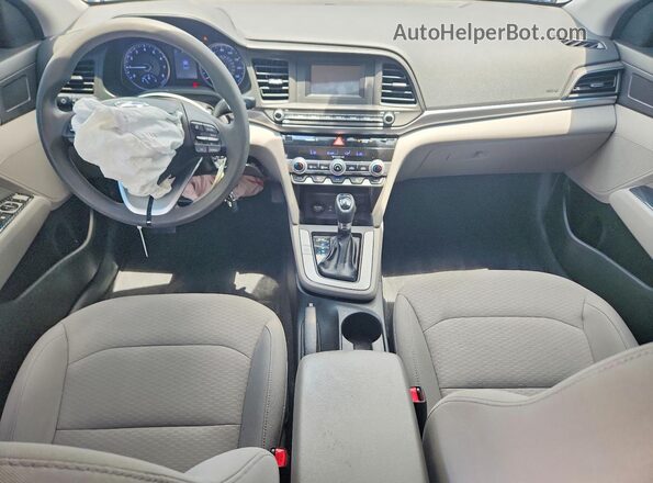 5NPD74LF7LH602017 2020 HYUNDAI ELANTRA Gray Vista del salpicadero