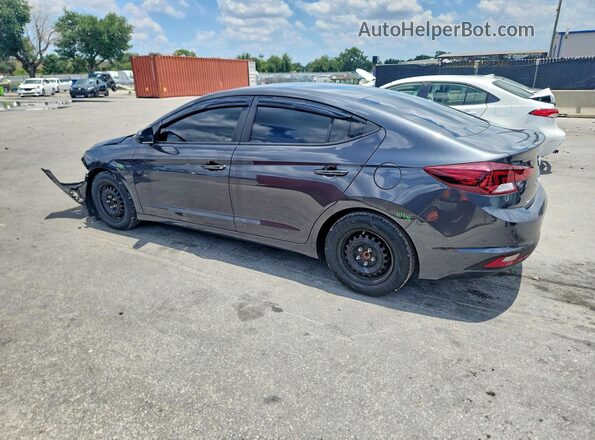 5NPD74LF7LH602017 2020 HYUNDAI ELANTRA Gray Trasero izquierdo