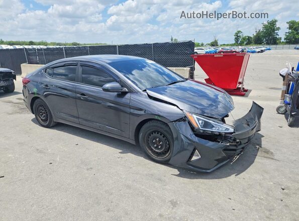 5NPD74LF7LH602017 2020 HYUNDAI ELANTRA Gray Delantero derecho