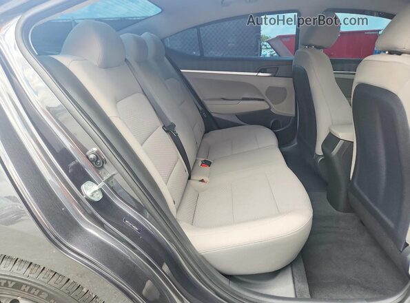 5NPD74LF7LH602017 2020 HYUNDAI ELANTRA Gray Vista de los asientos traseros