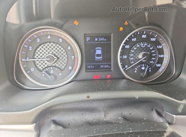 5NPD74LF7LH602017 2020 HYUNDAI ELANTRA Gray Vista del cuadro de instrumentos