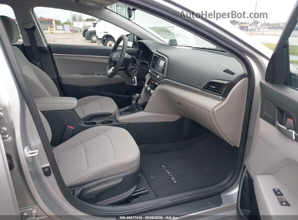 5NPD74LF7LH602244 2020 HYUNDAI ELANTRA Silver Սալոնի դիմացի տեսք