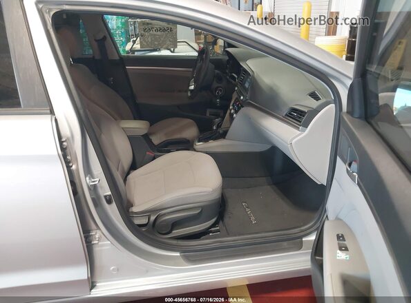5NPD74LF7LH602258 2020 HYUNDAI ELANTRA Silver Widok wnętrza z przodu