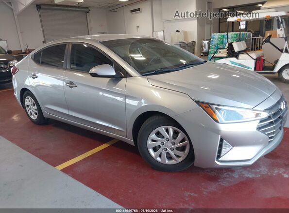 5NPD74LF7LH602258 2020 HYUNDAI ELANTRA Silver Widok wnętrza z tyłu