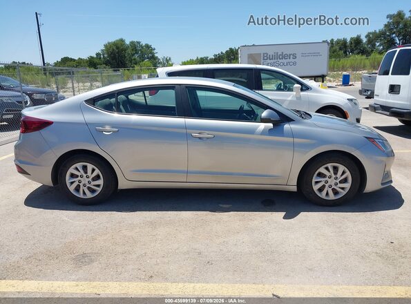 5NPD74LF7LH608822 2020 HYUNDAI ELANTRA Silver Vista interior trasera