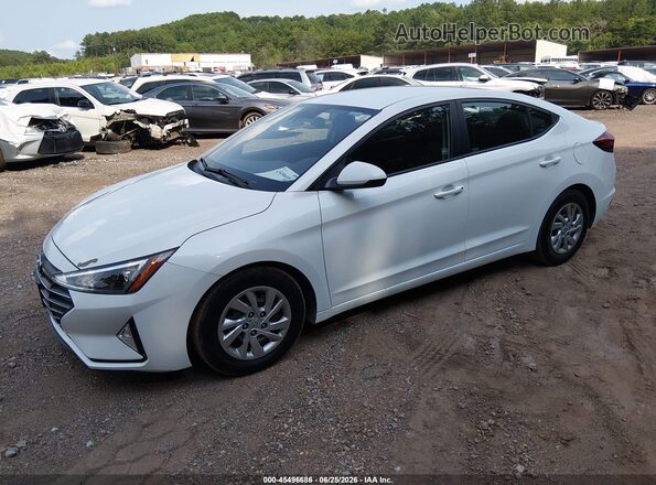 5NPD74LF7LH609176 2020 HYUNDAI ELANTRA White წინა მარცხენა ხედი სამი მეოთხედიდან