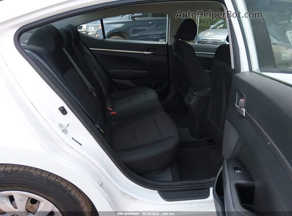5NPD74LF7LH609176 2020 HYUNDAI ELANTRA White VIN კოდის სტიკერის ხედი