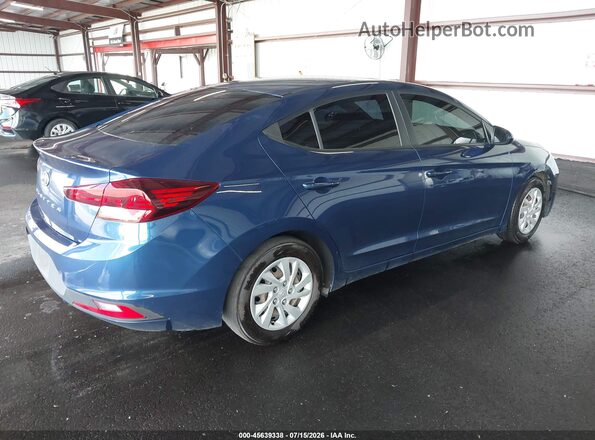 5NPD74LF7LH610442 2020 HYUNDAI ELANTRA Blue Задня права чверть