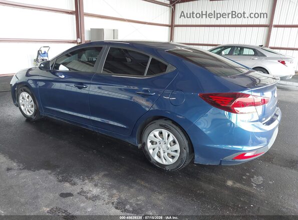 5NPD74LF7LH610442 2020 HYUNDAI ELANTRA Blue Задня ліва чверть