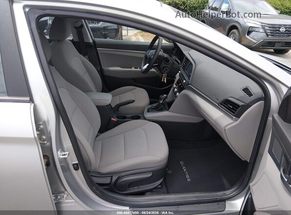 5NPD74LF7LH610800 2020 HYUNDAI ELANTRA Gray წინა სალონის ხედი