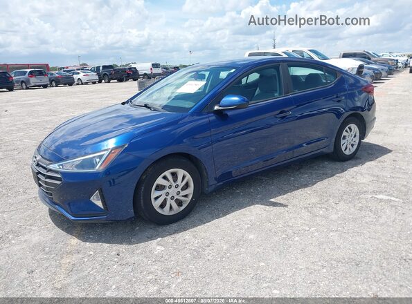 5NPD74LF7LH610845 2020 HYUNDAI ELANTRA Blue Передня ліва чверть