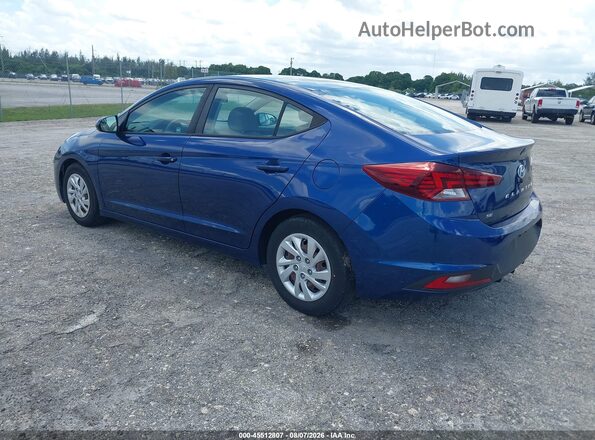 5NPD74LF7LH610845 2020 HYUNDAI ELANTRA Blue Задня ліва чверть