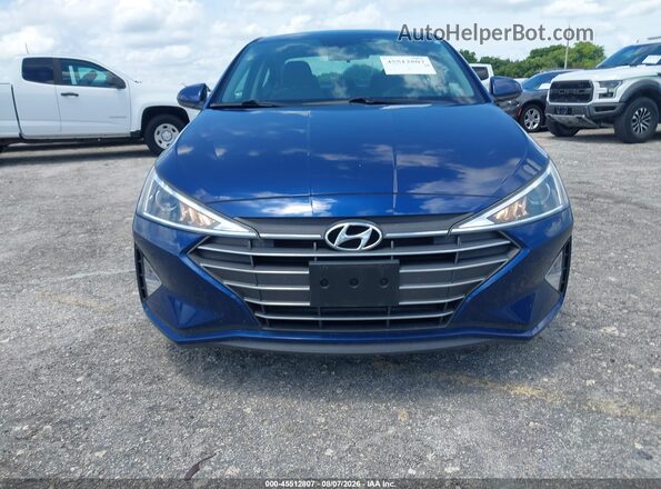 5NPD74LF7LH610845 2020 HYUNDAI ELANTRA Blue Вид спереду