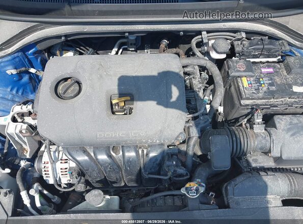5NPD74LF7LH610845 2020 HYUNDAI ELANTRA Blue Вид ззаду