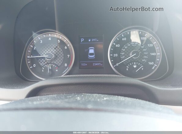 5NPD74LF7LH610845 2020 HYUNDAI ELANTRA Blue Вид задніх сидінь