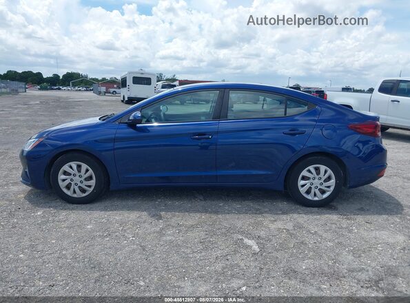 5NPD74LF7LH610845 2020 HYUNDAI ELANTRA Blue Панорамний вид салону 360°