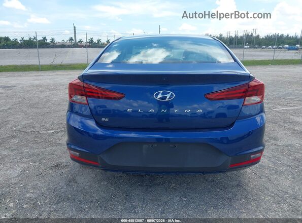 5NPD74LF7LH610845 2020 HYUNDAI ELANTRA Blue 