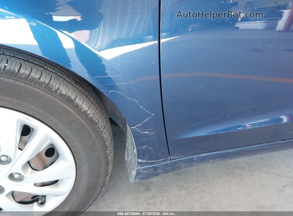 5NPD74LF7LH611106 2020 HYUNDAI ELANTRA Blue Front view