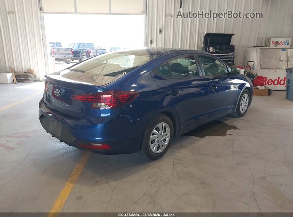 5NPD74LF7LH611106 2020 HYUNDAI ELANTRA Blue Rear right