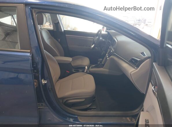 5NPD74LF7LH611106 2020 HYUNDAI ELANTRA Blue Front interior view