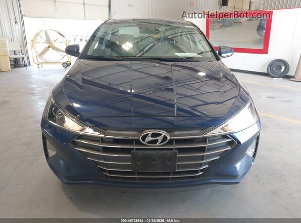 5NPD74LF7LH611106 2020 HYUNDAI ELANTRA Blue 360 interior view