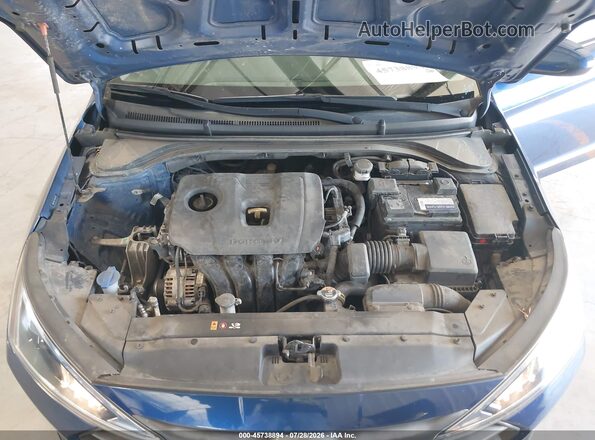 5NPD74LF7LH611106 2020 HYUNDAI ELANTRA Blue Rear view