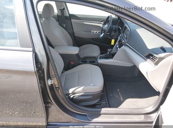 5NPD74LF7LH612059 2020 HYUNDAI ELANTRA Серый Вид салона спереди