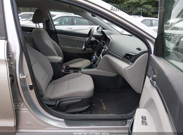 5NPD74LF7LH612210 2020 HYUNDAI ELANTRA Серебряный Вид салона спереди
