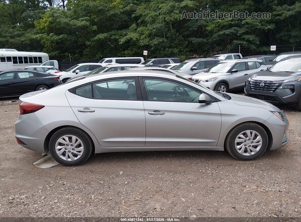 5NPD74LF7LH612210 2020 HYUNDAI ELANTRA Серебряный Вид задней части салона