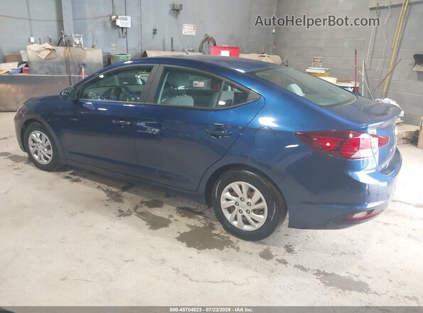 5NPD74LF7LH612238 2020 HYUNDAI ELANTRA Blue Հետևի ձախ