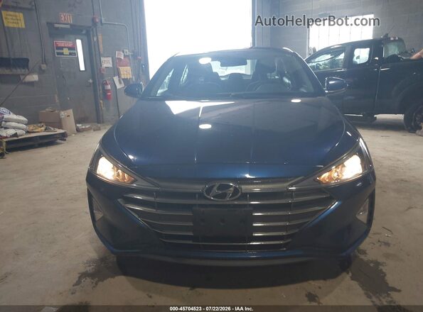 5NPD74LF7LH612238 2020 HYUNDAI ELANTRA Blue Սալոնի հետևի տեսք