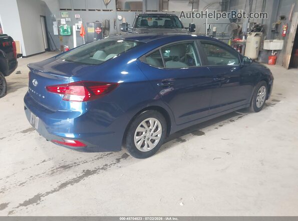 5NPD74LF7LH612238 2020 HYUNDAI ELANTRA Blue Հետևի աջ