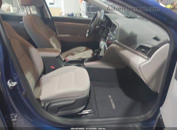 5NPD74LF7LH612238 2020 HYUNDAI ELANTRA Blue Սալոնի դիմացի տեսք