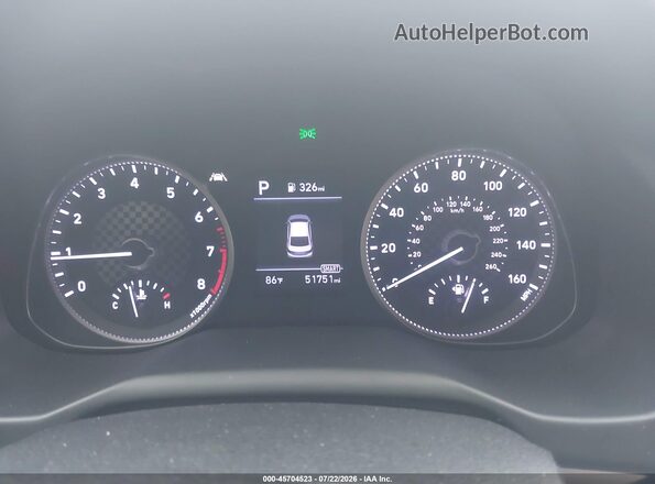 5NPD74LF7LH612238 2020 HYUNDAI ELANTRA Blue Հետևի նստատեղերի տեսք