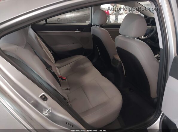 5NPD74LF7LH612255 2020 HYUNDAI ELANTRA Silver Vista de la etiqueta del VIN