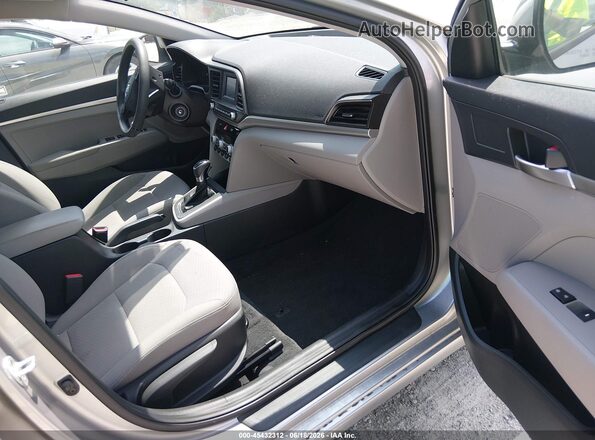 5NPD74LF7LH612515 2020 HYUNDAI ELANTRA Серебряный Вид салона спереди