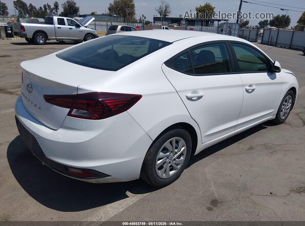 5NPD74LF7LH612790 2020 HYUNDAI ELANTRA White Rear right