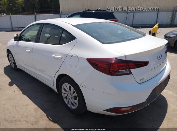 5NPD74LF7LH612790 2020 HYUNDAI ELANTRA White Rear left