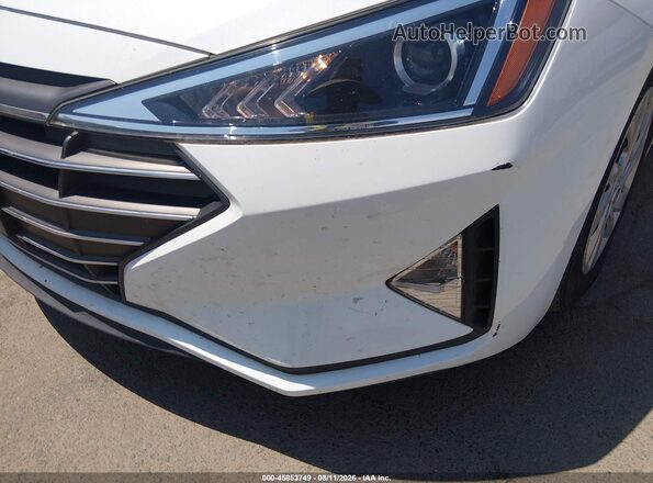 5NPD74LF7LH612790 2020 HYUNDAI ELANTRA White Rear interior view
