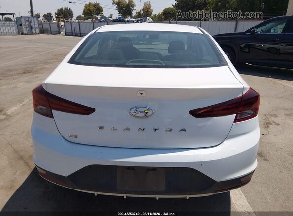5NPD74LF7LH612790 2020 HYUNDAI ELANTRA White 
