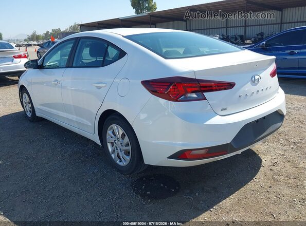 5NPD74LF7LH612806 2020 HYUNDAI ELANTRA Белый Задняя левая четверть