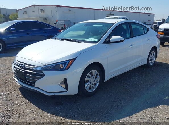 5NPD74LF7LH612806 2020 HYUNDAI ELANTRA Белый Передняя левая четверть
