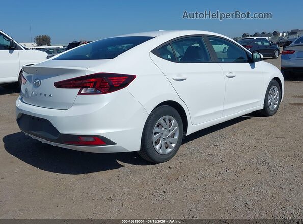 5NPD74LF7LH612806 2020 HYUNDAI ELANTRA Белый Задняя правая четверть