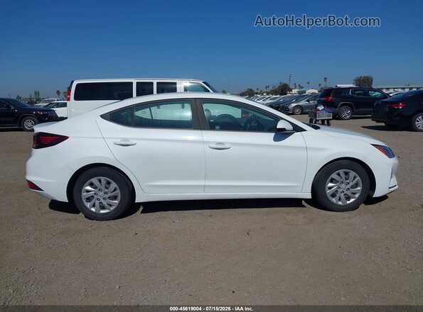 5NPD74LF7LH612806 2020 HYUNDAI ELANTRA Белый Вид задней части салона